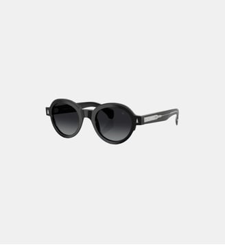 Lunettes de soleil Rond Rondosa - Moncler - Noir brillant