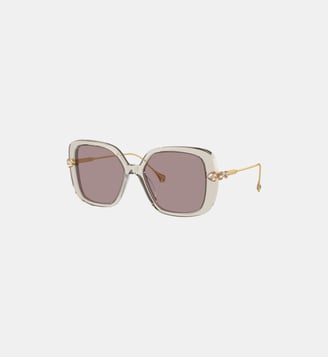 Lunettes de soleil Pillow SK6011 - Swarovski - Transparent marron clair
