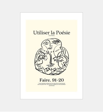 Poster   Poesie - The Poster Club x Lucrecia Rey Caro Poster & Frame