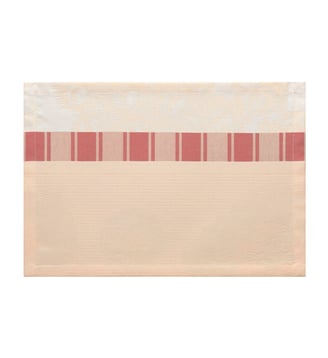 Set de table À la Française 100% coton - Le Jacquard Francais - Rose clair