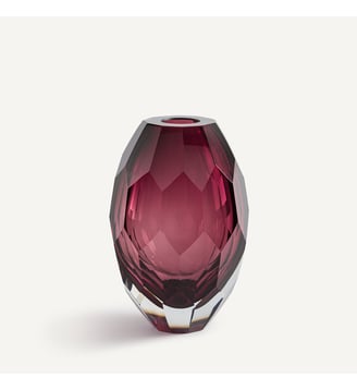 Vase en verre épais bourgogne - AM.PM - Bourgogne