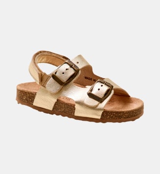 Sandales en cuir - Cyrillus - Doré