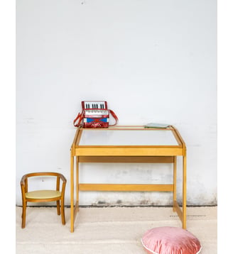 Bureau en bois Yvan N°27- Produit chiné - Debongout - Bois