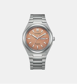 Montre Super titanium Orange AW0130-85ZE - Citizen - Gris