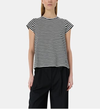 T-shirt à rayures - MAYANE - Gerard Darel - Blanc