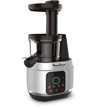 Extracteur de jus Juice & Clean Alu ZU420E10 - Moulinex - Noir