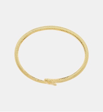 Bracelet jonc vipère ondulante - Les Néréides - Jaune