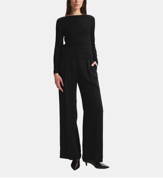 Top Line en viscose - Ines de la Fressange Paris - Noir
