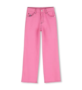 Pantalon coupe large - Kids Around - Rose pétunia