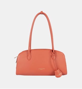 Sac rectangle Mademoiselle Bonnie en cuir - Lancaster - Orange