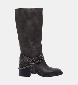 Bottes hautes en cuir brossée Liu Jo