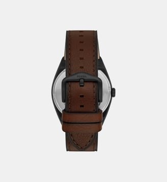 Montre automatique Everett Marron foncé ME3207 - Fossil - Noir