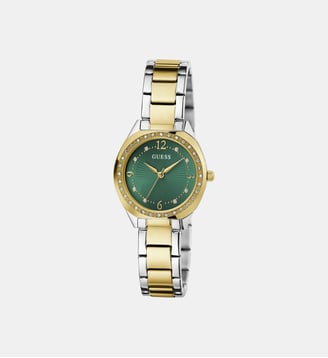 Montre Charlotte Vert GW0767L4 - Guess - Argenté