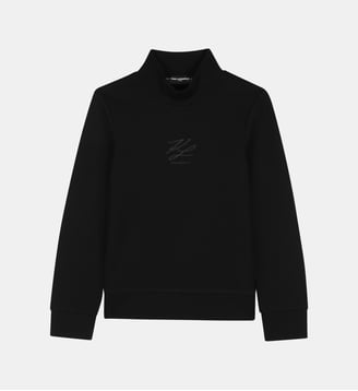 Tee-shirt manches longues - Karl Lagerfeld Kids - Black