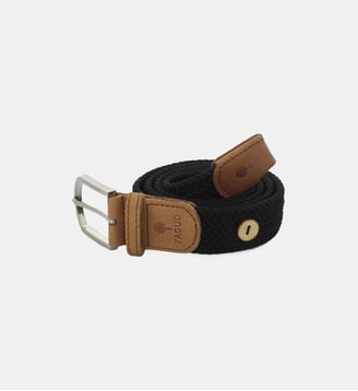 Ceinture polyester recyclé et élasthanne BELT - Faguo - Noir
