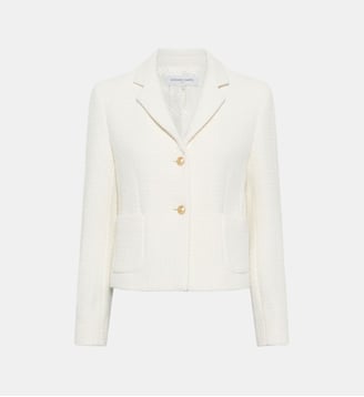 Veste de tailleur en tweed uni - TAHITI - Gerard Darel - Écru
