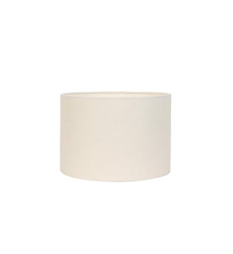 Abat-jour cylindre Livigno naturel Ø30 cm-Naturel-Taille unique - Light & Living - Blanc
