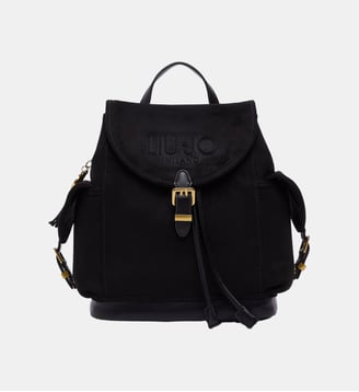 Sac à dos en microfibre - Liu Jo - Noir