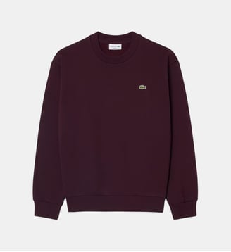Sweatshirt molleton coton - Lacoste - Marron oxalis
