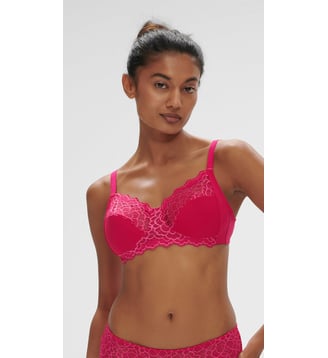 Soutien-gorge sans-armatures structuré - Rose Teaberry - Simone Pérèle - Rose