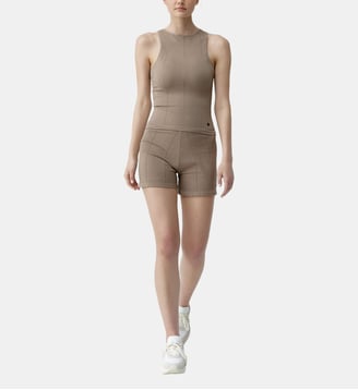 Short de sport Ares - Born Living Yoga - Taupe