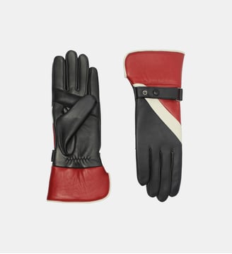 Questa doublé alpaga - Agnelle - Noir tactile cardinal et porcelaine