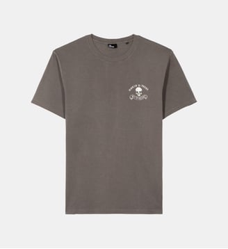 T-shirt avec sérigraphie Skull - The Kooples - Gris
