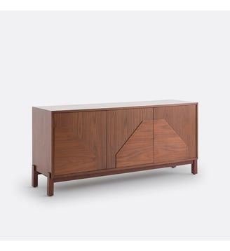 Buffet 3 portes - La Redoute Interieurs - Noyer