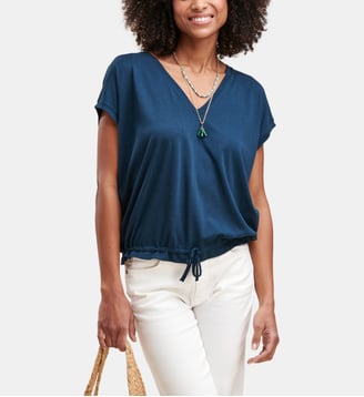 T-shirt blousant en lyocell manches courtes La Fée Maraboutée