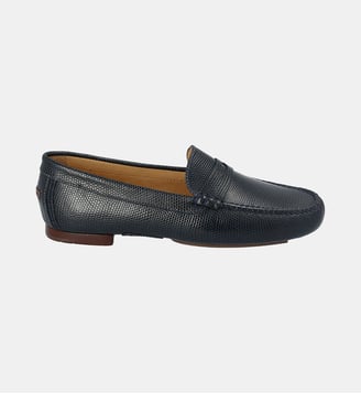 Mocassin palm beach - cuir lisse - Fairmount - Bleu marine