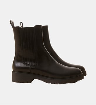 Bottines plates en cuir glacé Numéro 305 Rivecour