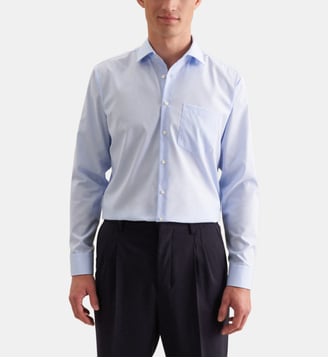 Chemise d'affaires 1/1 Regular Col Kent - Seidensticker - Bleu