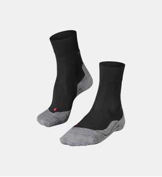 Chaussettes RU4 Endurance Wool Laine Vierge - Falke - Noir mix