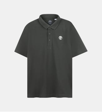 Polo uni avec logo poitrine - Timberland - Rush foncé
