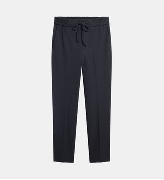 Pantalon droit dos élastiqué et lien - MYRA - Gerard Darel - Anthracite
