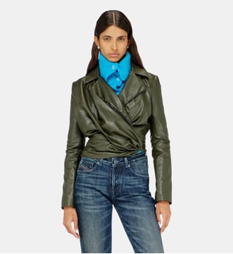Veste drapée effet portefeuille Diesel