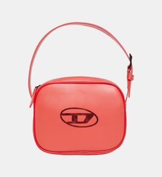 Sac Willow avec logo Oval D - Diesel Kids - Peach pink