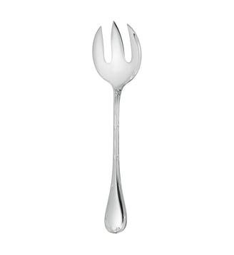 Fourchette à servir la salade en métal argenté - RUBANS - Christofle - Argent