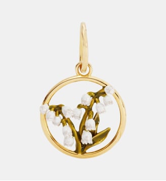 Pendentif brin de muguet, Bonne Fortune et Élégance - Les Néréides - Multicolore