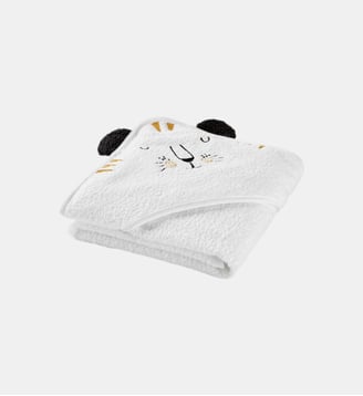 Cape de bain éponge bouclette 400 g/m2 - La Redoute Interieurs - Blanc