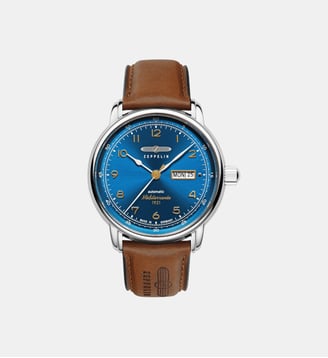 Montre automatique 100 Ans Bleu Z-9664-3 - Zeppelin - Argenté