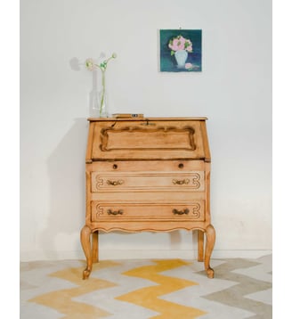 Secrétaire en chêne Honoré N°219- Produit chiné - Debongout - Bois foncé