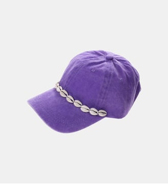 Casquette avec coquillages CAPY - Wild - Violet