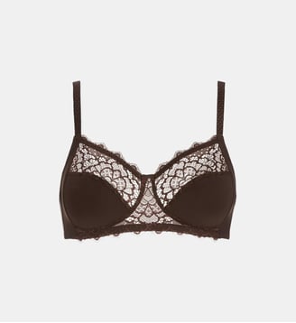 Soutien-gorge sans-armatures structuré - Cacao - Simone Pérèle - Cacao