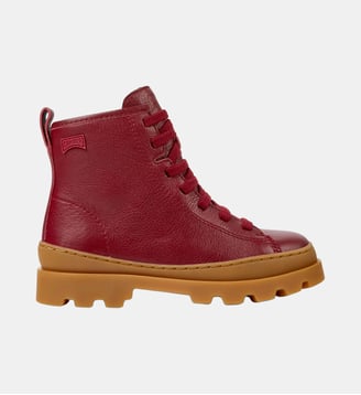 Bottines Brutus cuir - Camper - Bordeaux
