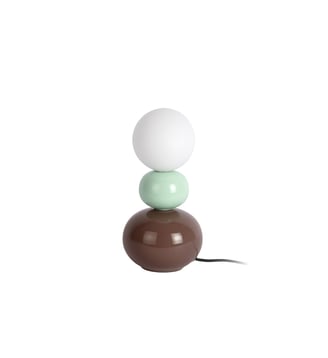 Lampe de Table Firenze Pellet - Brun chocolat - 10x10x26cm Leitmotiv