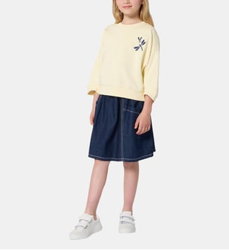 Jupe en jean - Kenzo Kids - Bleu denim