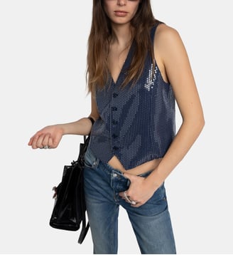 Gilet Emaux - Zadig&Voltaire - Bleu marine