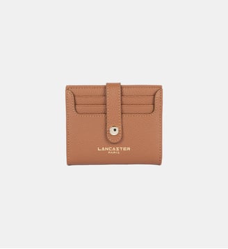 Porte-cartes Milano Ana en cuir - Lancaster - Camel