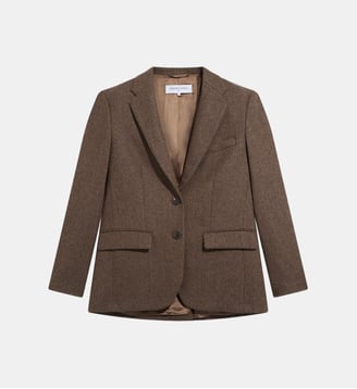 Veste à chevrons - JOV - Gerard Darel - Marron